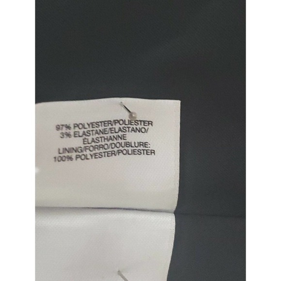 Nine West~ Woman Plus Size 18W~ Black/Red Plaid Trench Coat Long Sleeve Lined. - Picture 12 of 12